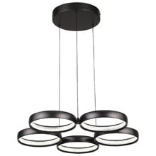 Olympus Aluminium 5 Ring Tri-Colour LED Pendant